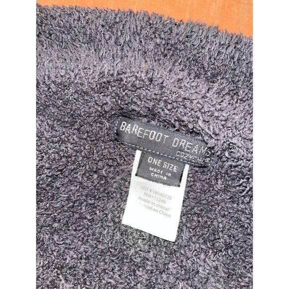 Barefoot Dreams CozyChic Striped Shawl Wrap With Fringe Edges One Size - Picture 3 of 4